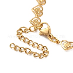 304 Stainless Steel Chain Bracelet for Women&nbsp;BJEW-I313-05