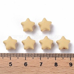 Spray Painted Acrylic Beads&nbsp;MACR-S373-45-O07