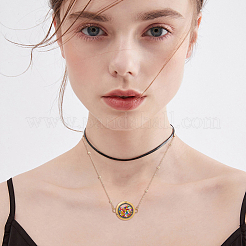 4Pcs 2 Colors Stainless Steel Floating Locket Links Connector Charms&nbsp;STAS-HS0001-40B