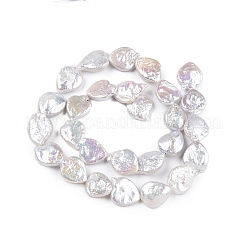 Natural Nucleated Baroque Keshi Pearl Beads Strands&nbsp;PEAR-S022-A