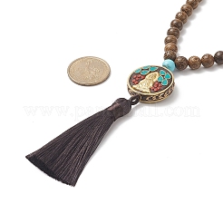 Indonesia Buddhist Necklace&nbsp;NJEW-JN04179
