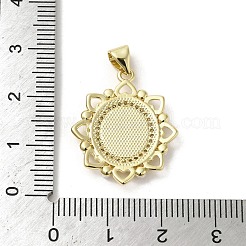 Brass Pave Shell Pendants&nbsp;KK-I708-17F-G