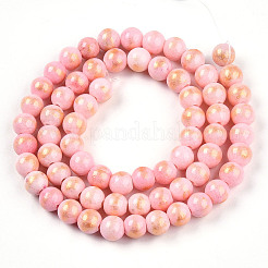 Natural Mashan Jade Beads Strands&nbsp;G-A255-A01-02B