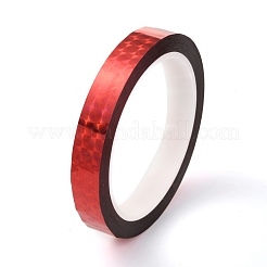 Laser Shining PET Plastic Scrapbook Decorative Adhesive Tapes&nbsp;AJEW-H122-B03