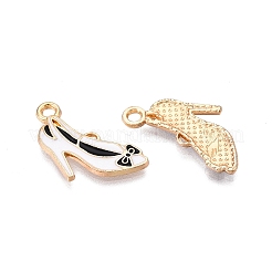 Rack Plating Alloy Enamel Pendants&nbsp;ENAM-N056-421A