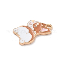 Alloy Enamel Pendants&nbsp;ENAM-A008-33KCG