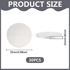 30Pcs Aluminium Alloy Blank Flat Round Sheet&nbsp;DIY-BC0014-47