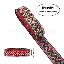 Ethnic Style Embroidery Polyester Ribbons&nbsp;SK-TAC0001-04