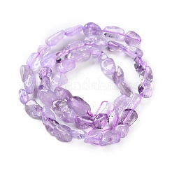 Natural Amethyst(Dyed & Heated) Beads Strands&nbsp;G-P497-01C-47