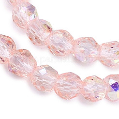 Transparent Glass Beads Strands&nbsp;LS-EGLA-N028-01A-A10
