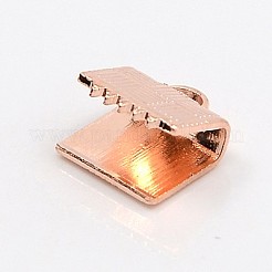Brass Ribbon Crimp Ends&nbsp;LS-KK-K006-RG