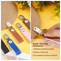 8Pcs 8 Colors Alloy Hat Clips&nbsp;FIND-PH0005-76