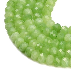 Faceted Dyed Natural White Jade Beads Strands&nbsp;GG-CBAE966-01A-V