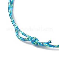 Adjustable Polyester & Spandex Cord Necklace Making&nbsp;NJEW-JN05362-03