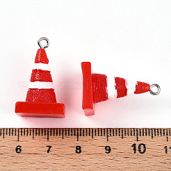 Resin Iron Pendants&nbsp;RESI-T057-22