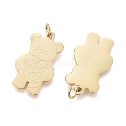 Valentine's Day Ion Plating(IP) 304 Stainless Steel Pendants&nbsp;STAS-H100-33G