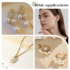 30Pcs 2 Colors Natural Cultured Freshwater Pearl Rice Charms&nbsp;PALLOY-AR00041