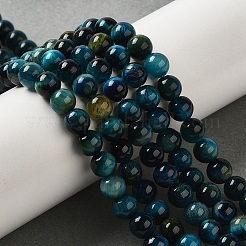 Grade AB+ Dyed Natural Tiger Eye Beads Strands&nbsp;G-G102-A02-02