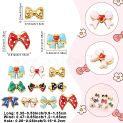 10Pcs 10 Styles 304 Stainless Steel Enamel Beads&nbsp;STAS-YW0003-65