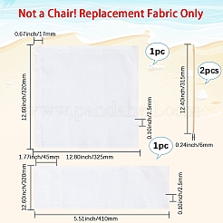 Cloth & Bamboo Sticks for Beach Chair Cloth Replacement Supplies&nbsp;AJEW-WH20018-05B-1