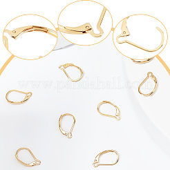 50Pcs 304 Stainless Steel Leverback Earring Findings&nbsp;STAS-BBC0001-01