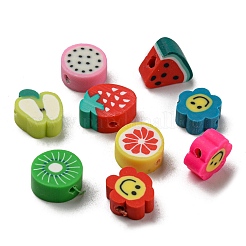 3 Styles Handmade Polymer Clay Beads&nbsp;CLAY-SZ0001-57