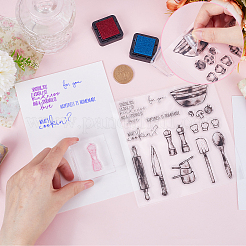 Clear Silicone Stamps&nbsp;DIY-WH0504-64A