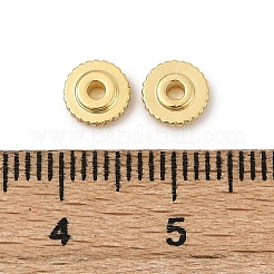 Brass Spacer Beads&nbsp;KK-D375-05G-01