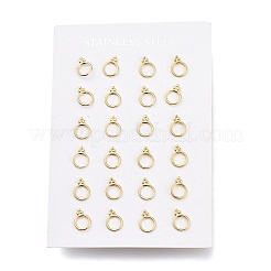304 Stainless Steel Stud Earrings&nbsp;X-EJEW-H100-02G