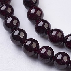 Natural Garnet Beads Strands&nbsp;G-J376-37-6mm