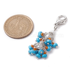 Glass Seed Bead Pendant Decorations&nbsp;HJEW-MZ00057-01