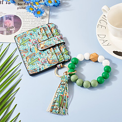 Silicone Beads Keychain&nbsp;KEYC-TAC00022