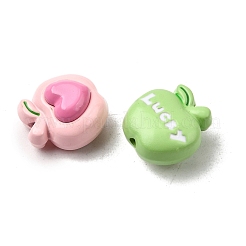 Baking Paint Alloy Enamel Beads&nbsp;FIND-G092-10