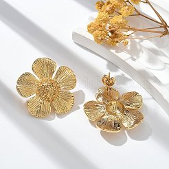 304 Stainless Steel Stud Earrings for Women&nbsp;STAS-Z117-04G