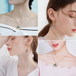50Pcs 5 Colors Rack Plating Alloy Pendants&nbsp;FIND-SZ0003-42