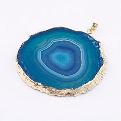 Natural Agate Big Pendants&nbsp;G-P305-E05-G
