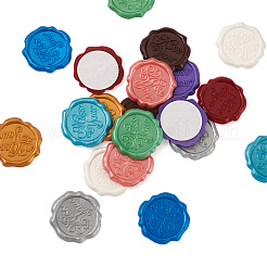 20Pcs 10 Colors Adhesive Wax Seal Stickers&nbsp;DIY-TA0003-48