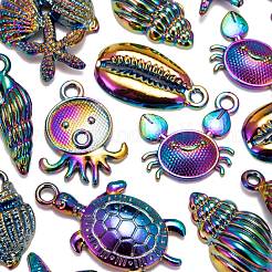 20Pcs 10 Style Alloy Pendants&nbsp;FIND-LS0001-22MC