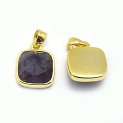 Natural Amethyst Pendants&nbsp;G-O176K-03G