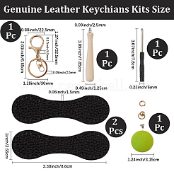 DIY Leather Keychain Making Kits&nbsp;AJEW-WH20020-345G-15