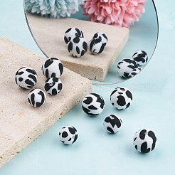 20Pcs 2 Colors Silicone Beads&nbsp;SIL-TA0001-07A