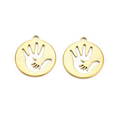 Ion Plating(IP) 201 Stainless Steel Pendants&nbsp;STAS-T063-183G