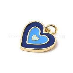 Brass Enamel Pendants&nbsp;KK-H267-103G-01