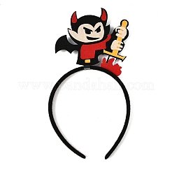 Halloween Polyester & Iron & Plastic Hair Bands&nbsp;RN-CBA49EA-01B