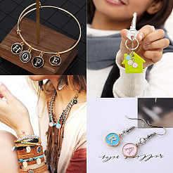 Golden Plated Alloy Enamel Charms&nbsp;ENAM-SC0001-36G
