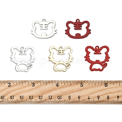 30Pcs 5 Style Spray Painted Alloy Pendants&nbsp;ENAM-FS0002-93