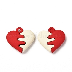 Spray Painted Alloy Pendants&nbsp;FIND-I016-A02