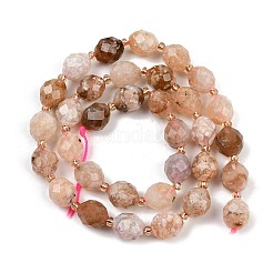 Natural Cherry Blossom Agate Beads Strands&nbsp;G-N342-149I-18