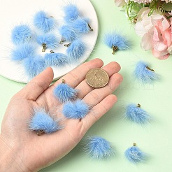 Faux Mink Fur Tassel Pendant Decorations&nbsp;FIND-YW0002-24F