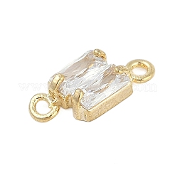Rack Plating Brass with Cubic Zirconia Pendants&nbsp;KK-Q018-10G